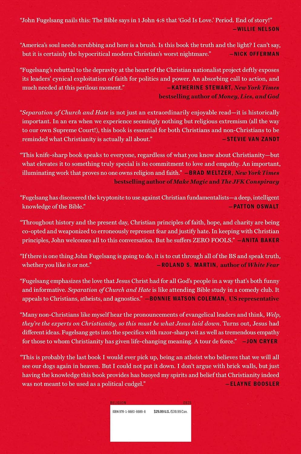 Separation of Church and Hate by John Fugelsang – Paperback Edition (ISBN: 978-1668066898) - Image 2